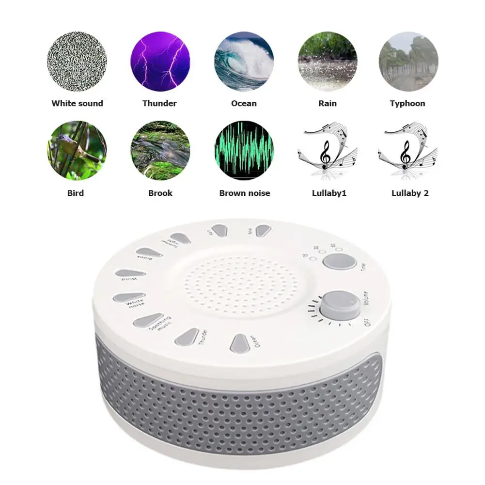 

Baby's High Sound Quality Timing Music Sleep Aid Device White Noise Machine Sound Machine Music Player Suit for Baby Adult