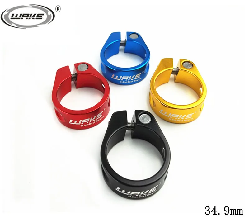 WAKE Aluminum Mountain Road bike Seat Post Clamp Lock Bicycle Saddle