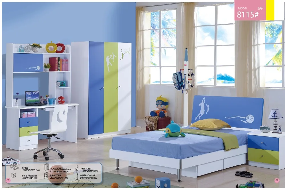 Комплект детской кровати лофта Meuble Enfant деревянная мебель для детского сада Camas Lit