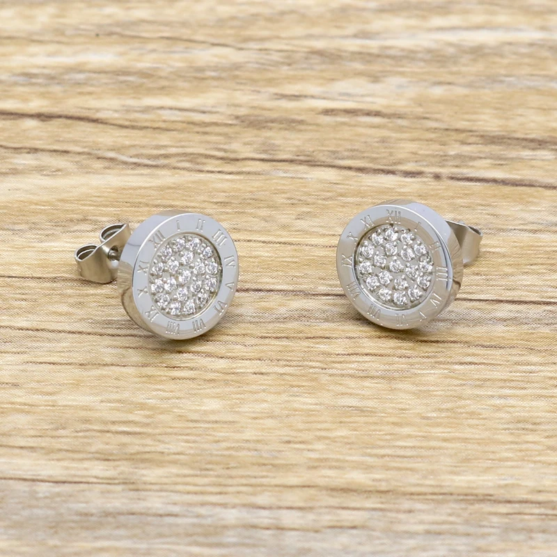 Женские и мужские серьги гвоздики из нержавеющей стали 10 мм|fashion stud earrings|stud earringsstud