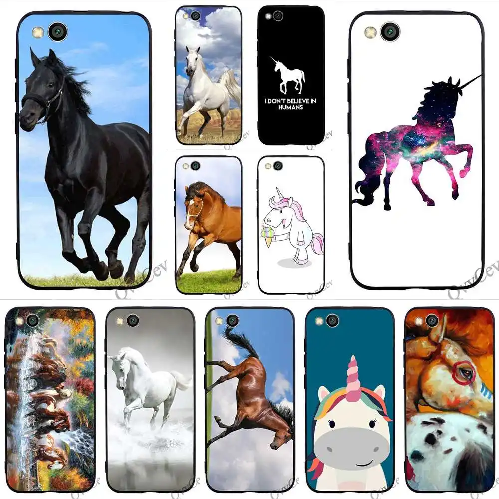 

Colorful Horse Animal Phone Cover for Xiaomi Mi A2 Case A1 Lite 6 8 F1 Back