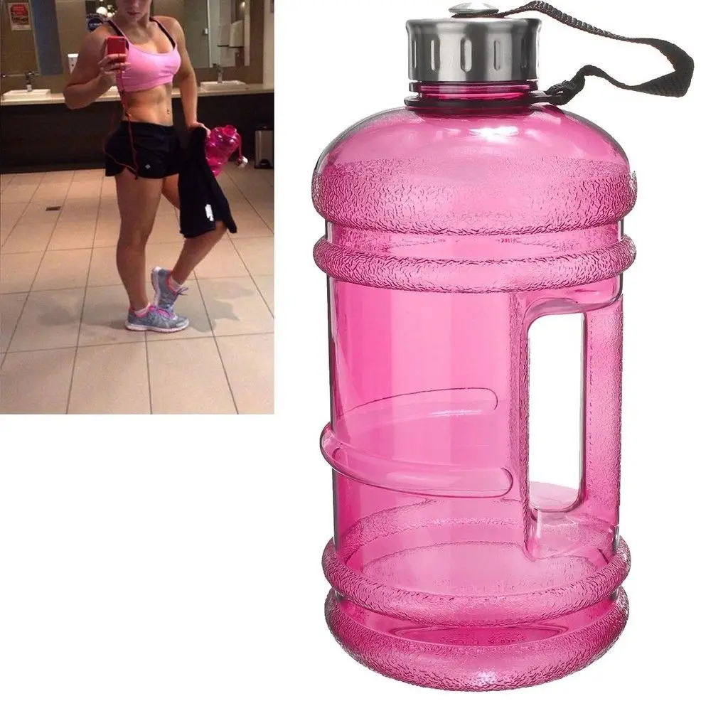 Портативный 2.2L BPA пластиковая Большая вместительная Спортивная бутылка для воды для занятий в тренажерном зале, для пикника, велосипеда, кемпинга, велоспорта, чайник, Новинка