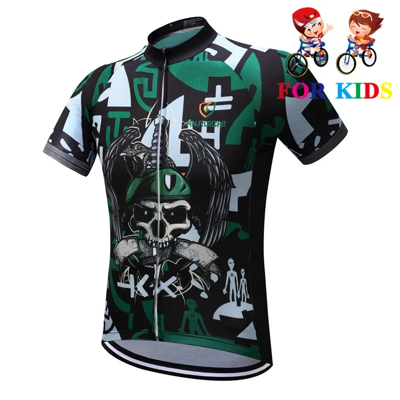 Новая летняя детская велосипедная футболка с короткими рукавами велосипедная футболка велосипед велосипедная одежда Ropa Ciclismo детская велосипедная футболка - Цвет: short sleeves 1