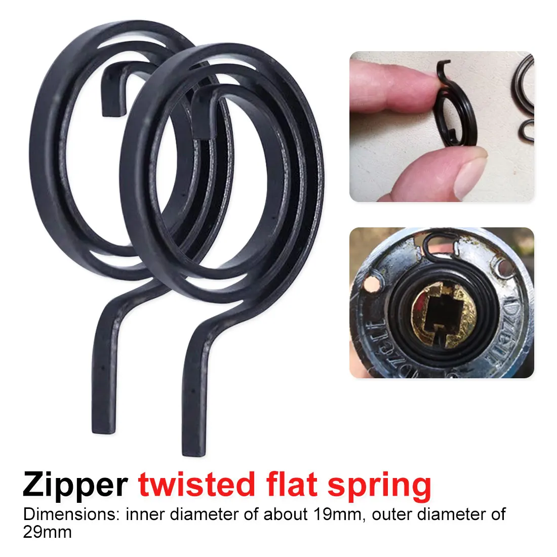 Door Knob Handle Lever Latch Internal Coil Repair Flat Spring Lock