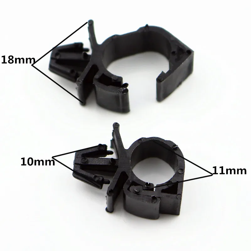 

10X High quality Car Wiring Harness Fastener for All Car Auto Route Fixed Clips Corrugated Pipe Tie Wrap Cable clamp