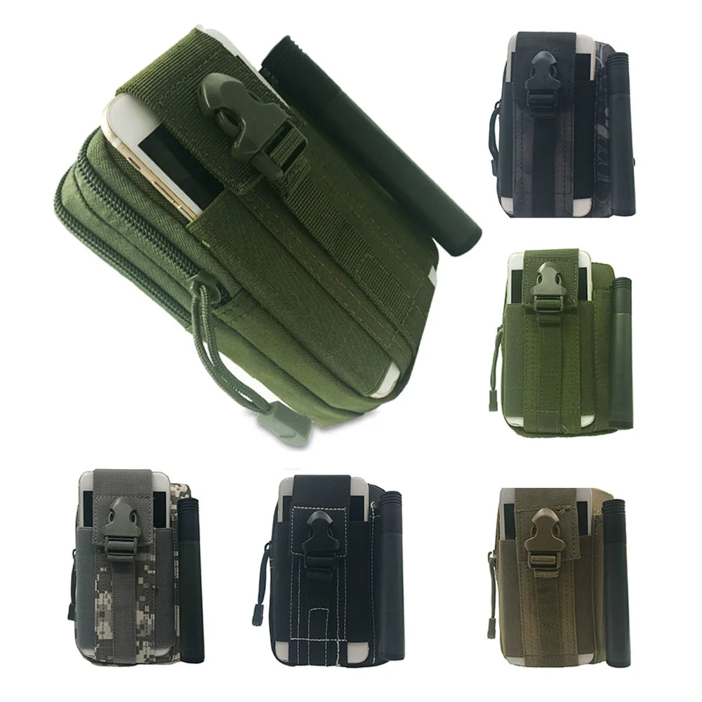 

Sport Casual Tactical Military Outdoor Belt Molle Waist Bag Men's Sport Casual Waist Fanny Pack Phone case Camping Hunting Bags