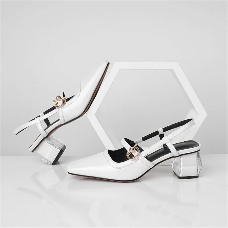 MSSTOR Square Toe Summer Sandals Mixed Colors Sexy Genuine Leather Party Red Sandals Buckle Square Heel Ladies Sandals 2019 5CM MSSTOR Square Toe Summer Sandals Mixed Colors Sexy Genuine Leather Party Red Sandals Buckle Square Heel Ladies Sandals 2019 5CM