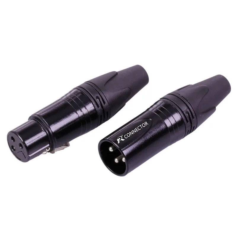 4 комплекта разъем XLR NC3MXX и NC3FXX 3pin микрофон штекер гнездо адаптер 7 цветов на