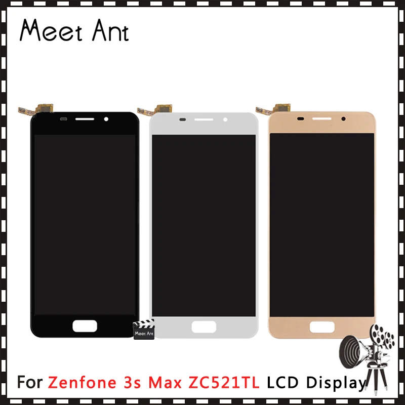 ЖК-дисплей с дигитайзером сенсорного экрана для ASUS Zenfone 3S Max ZC521TL X00GD 10 шт./лот |