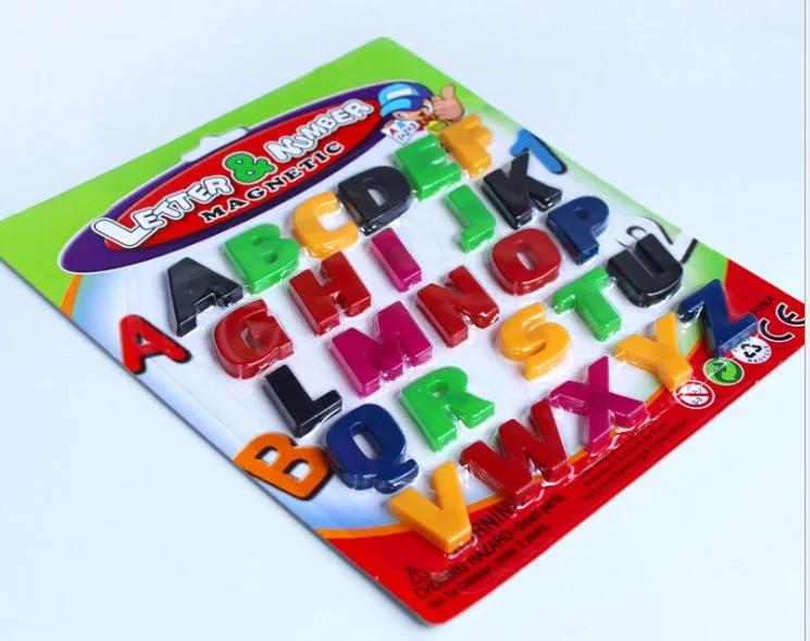 Частей рисунка игрушка образования Магнитная Стикеры буквы для 3 + лет, 3 шт./лот, различные 3 шт. объединить