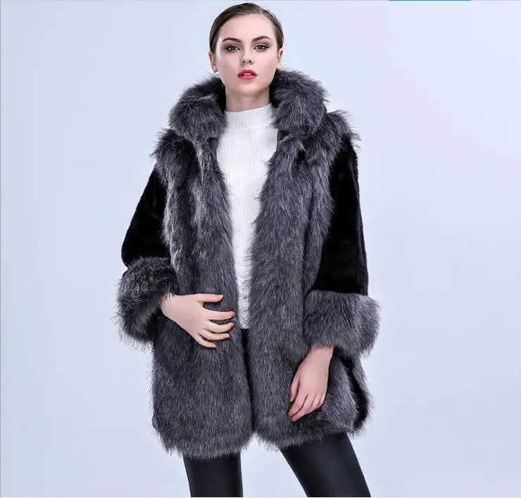 Aliexpress.com : Buy Urumbassa fur hooded coats 2016 Winter Faux fur ...