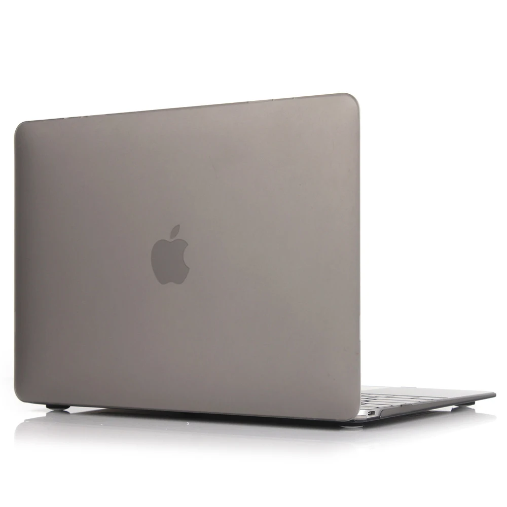 Тонкий чехол для ноутбука Macbook Pro 13 A1278 Air 13 A1466, жесткий матовый чехол из ПВХ для Macbook Air Pro retina 11 13 15 12, чехол для ноутбука - Цвет: Grey