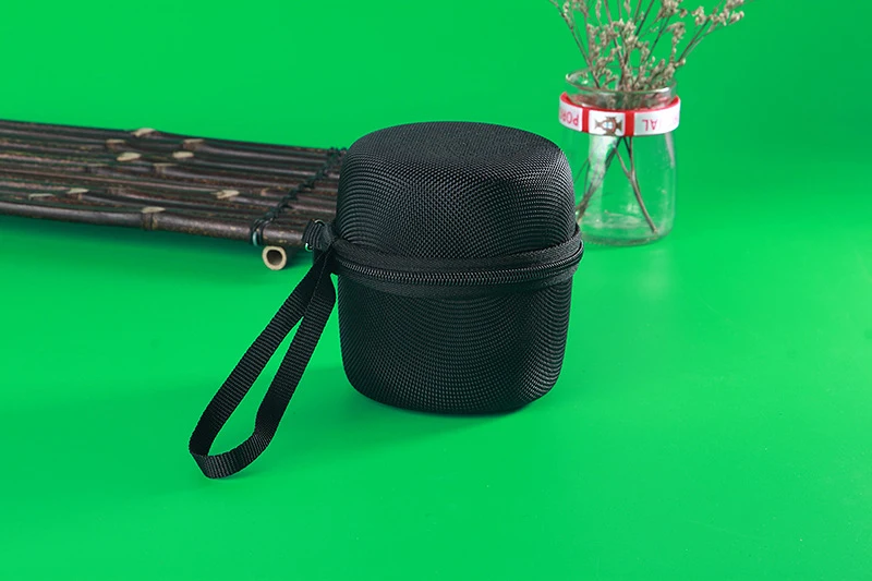 prativerdi Mini Black Earphone Case Earphone Box Headphone Travel organizer Earbuds Coin Collect Storage Bag for iphone cable 15