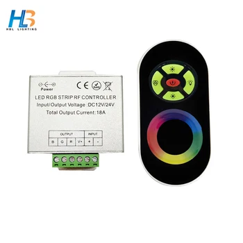 

RGB RF Wireless Touch Dimmer Remote Controller DC 12V-24V 18A RF remote control for 3528 RGB LED Strip Light 5050 diode tape