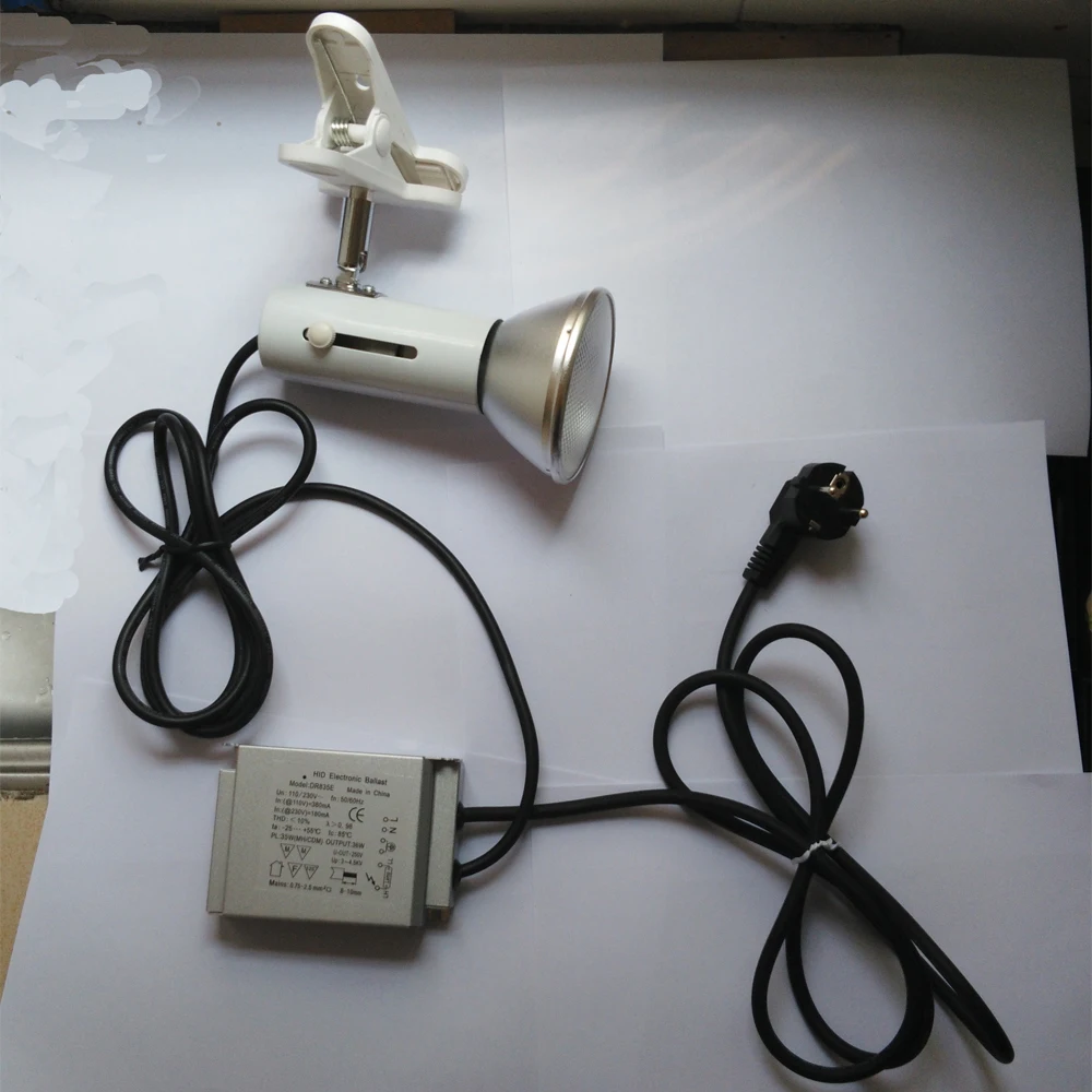

Full Spectrum Fill-in light For Succulent Plants HID UVB Lamp Bulb+Ballast 35W 5500K Metal Halide Lamp Grow lights
