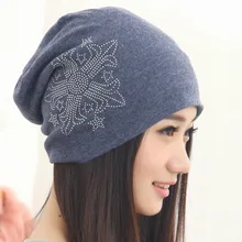 Модная вязанная весенне-зимняя шапка, Повседневные шапки бини для женщин, одноцветная шапка в стиле хип-хоп с ромбовидными стрелками, женская шапка Gorro