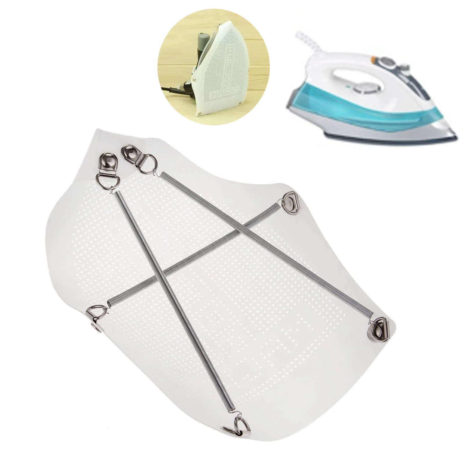 

1Pc Household Iron Shoe Cover Ironing Aid Board Protect Fabrics Cloth Heat Made With PTFE 17*22.5cm