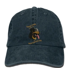 Бейсбольные кепки в стиле хип-хоп, Rottweiler S Dog Love Wo men s Uk, эта кепка в стиле унисекс, классический мужской круглый воротник