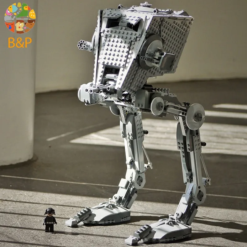 

NEW 05052 1068pcs The AT- Robot ST Model Building Block Brick Toy For Children Gift compatible Legoing 10174