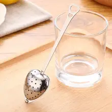 Горячая любовь в форме сердца из нержавеющей стали ложка для заваривания чая Ложка-ситечко принадлежность для чая LX2660