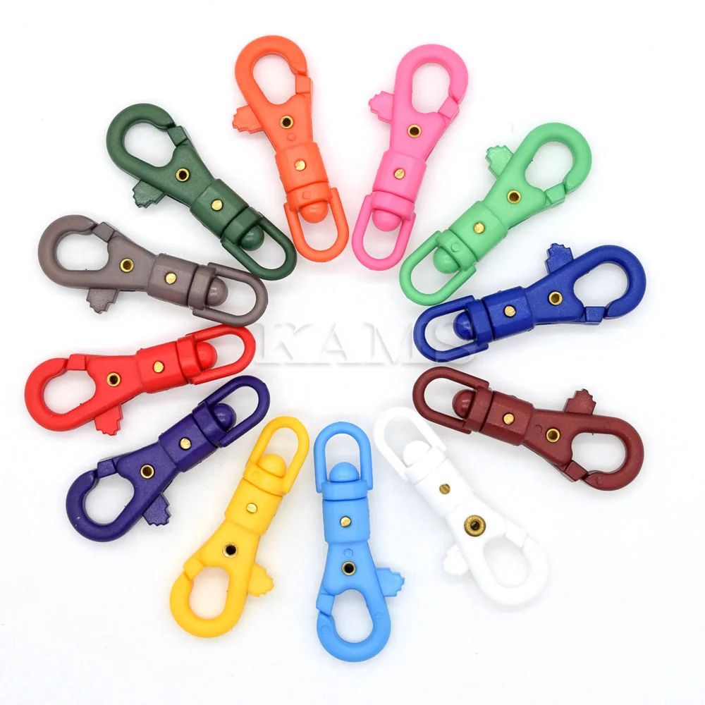 12 шт. разноцветный Пластиковый Карабин для плетения Паракорда|plastic buckles for