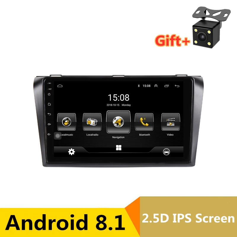 9 inch Android 8.1 Car DVD Player GPS for Mazda 3 Mazda3 2004-2009 audio car radio stereo navigator with bluetooth wifi built in 9 inch Android 8.1 Car DVD Player GPS for Mazda 3 Mazda3 2004-2009 audio car radio stereo navigator with bluetooth wifi built in