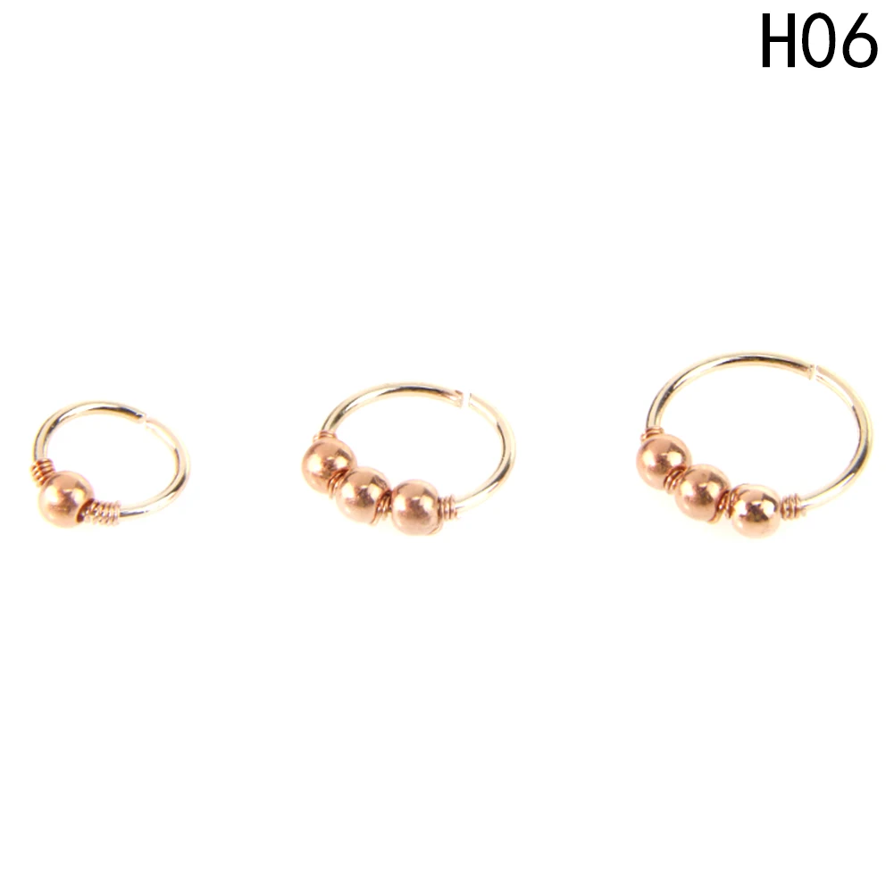 3 шт./компл. зеленый обруч с камнем спиральные украшения для пирсинга ...