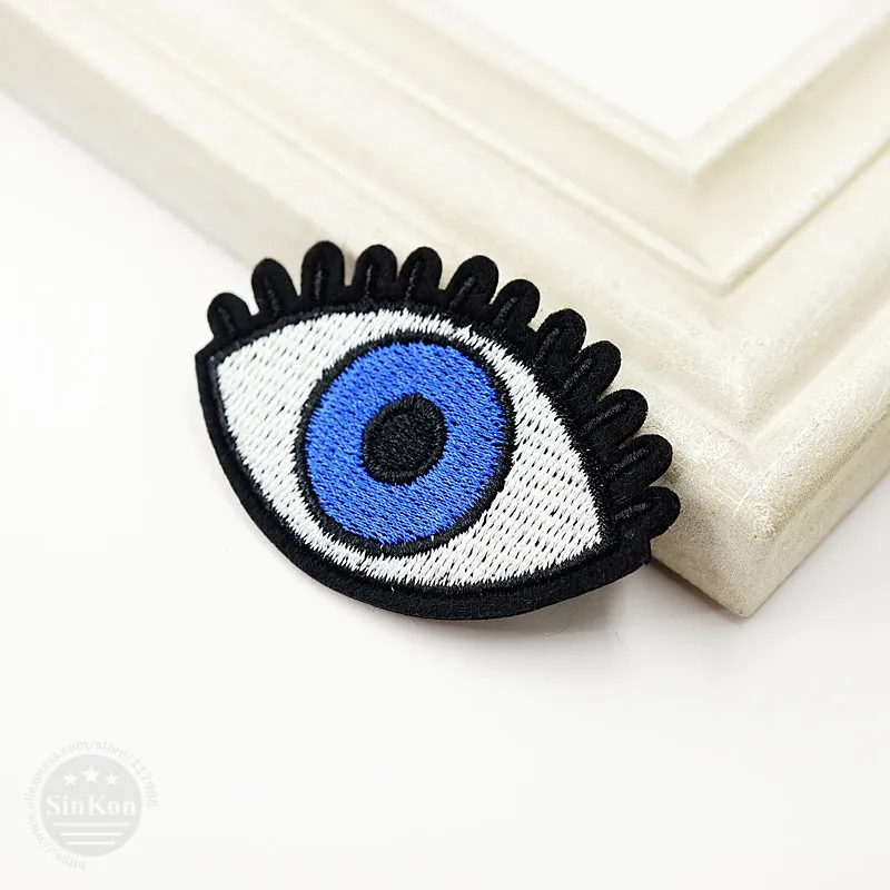 

Eye (Size:4.7x5.9cm) Cloth Badges Mend Decorate Patch Jeans Bag Hat Clothes Apparel Sewing Decoration Applique Badge Patches