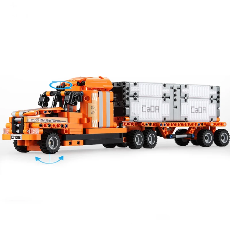 

DIY 10in1 City Port Truck Building Blocks Engineering Intelligent Sound Infrared Induction Motor Toys for Kids Gifts