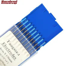 WL20 10 шт синий 2,4 мм* 150 мм(Approx.3/32 ''x 6'') лантанированный Вольфрам электродная головка Вольфрам с мультиигловой системой/стержень для сварочного аппарата