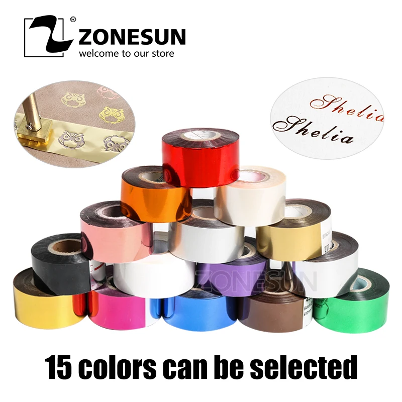 ZONESUN Free Shipping Hot Stamping Foil 3cm Hot Stamp