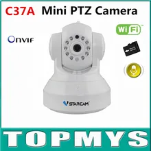 Vstarcam Mini PTZ Dome Camera C37A 960P HD P2P WIFI CCTV ip camera security indoor mini ip camera built in TF card slot H.264