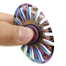 50 шт./лот красочные Raytheon рыба-бабочка Непоседа ручной Спиннер для пальцев Спиннер Игрушка фокус три Спиннер для пальца, гироскоп уменьшить стресс