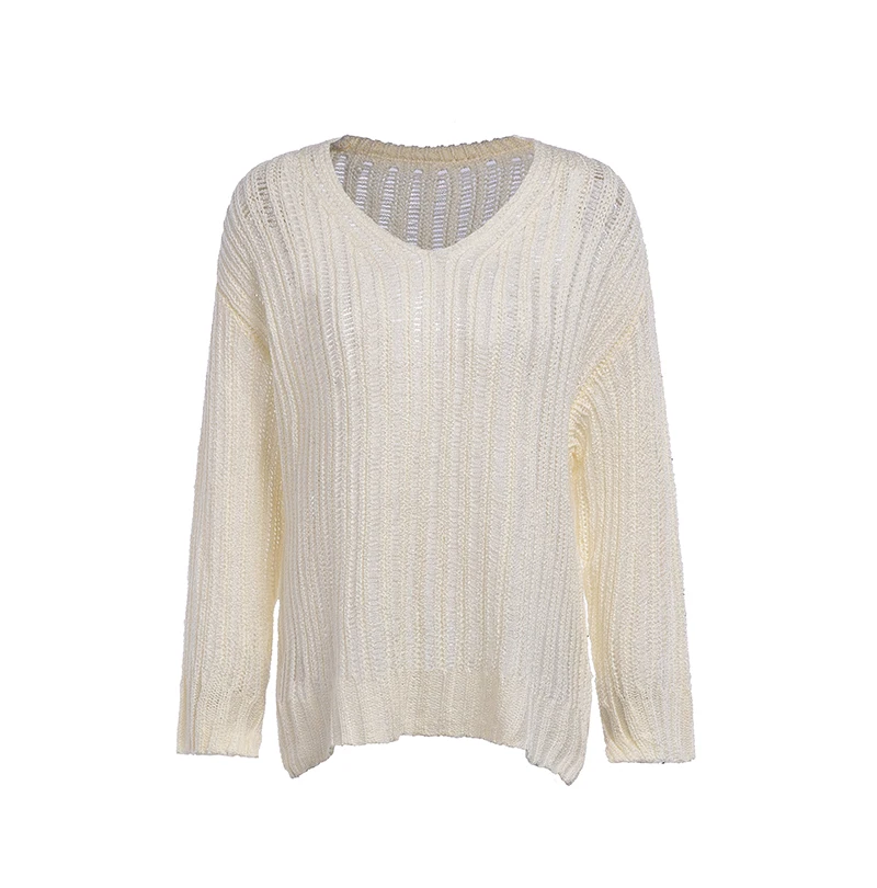 Everkaki Women Solid Knit Boho Sweaters Pullovers Long Sleeve Standard Cardigans Bohemian Holiday Female 2018 Autumn New (12)