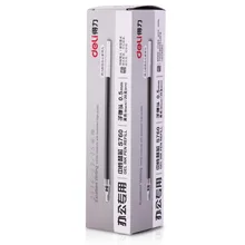 Гелевые, Дели повторная зарядка пуль 0,5 мм 130*5,5 мм офисный запасной сердечник для заправки подписи черный красный синий 20 штапельных канцелярских принадлежностей S760