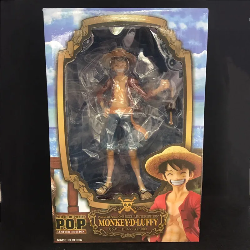 One Piece Monkey D Luffy PVC Action Figure Model Toys Anime Luffy Figuras Dolls Brinquedos Cosplay Gift 20th Ver. 22cm  (5)