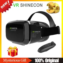 Vr shinecon headmount vr виртуальная реальность 3d очки очки google картон vr шлем + беспроводная связь bluetooth gamepad дистанционного