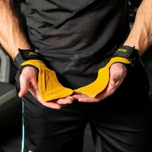 Перчатки для гимнастики из воловьей кожи, противоскользящие перчатки для занятий фитнесом, тяжелой атлетикой, для гимнастики, кроссфита, для тренировок, кожа