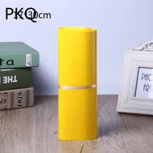 17*30 см 100 шт/партия желтый пластиковый поли почтовый самозапечатывающийся пластиковый Сумка-конверт поли почтовый пакет почтой пластиковый почтовый пакет