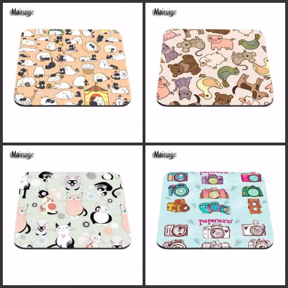 Mairuige New Arrivals Custom Support Cartoon Cat Mouse Pad Computer