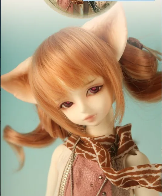 1/4th 42cm BJD doll nude Grey & Ace,SD doll The wind Elf with face up.not included clothes; wig;shoes and   accessories