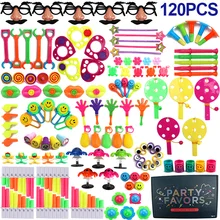 120 pçs festa de aniversário favores pinata enchimentos sala de aula caixa de tesouro prêmios jogo suprimentos de festa pequenos brinquedos a granel para crianças presentes