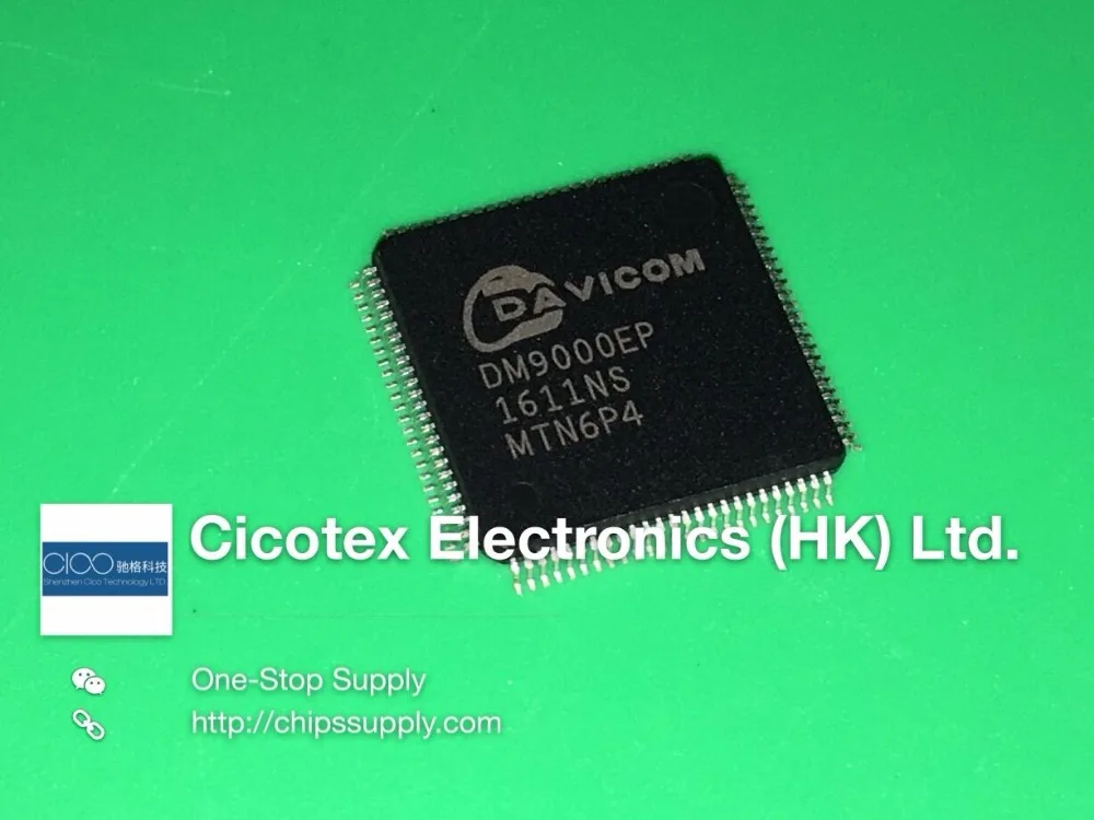 DM9000EP TQFP100 DM 9000 EP ISA to Ethernet MAC-контроллер со встроенным 10/100 PHY DM9000E-P | Обустройство