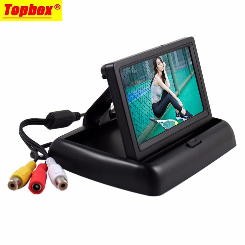 imágenes para 4.3 pulgadas HD Plegable Opinión Posterior Del Coche Marcha Atrás del Monitor de Color LCD TFT de Pantalla para Camión Vehículo Cámara de Vista Trasera de Copia de seguridad imágenes para 4.3 pulgadas HD Plegable Opinión Posterior Del Coche Marcha Atrás del Monitor de Color LCD TFT de Pantalla para Camión Vehículo Cámara de Vista Trasera de Copia de seguridad
