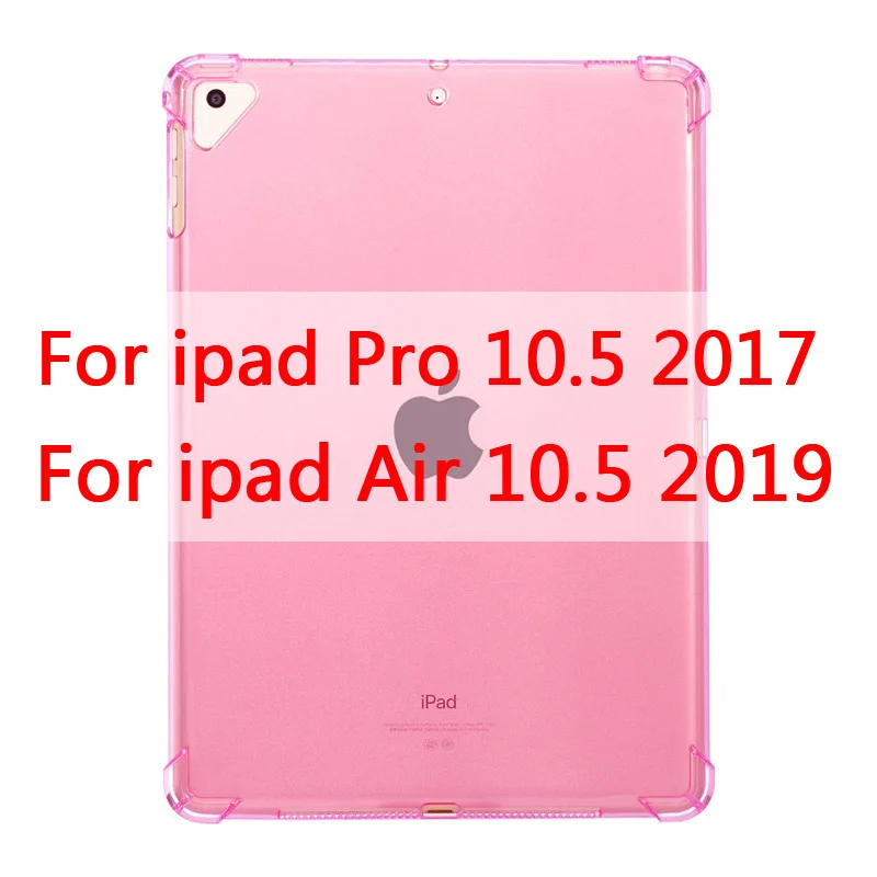 Чехол для iPad 10,2 ''прозрачный силиконовый чехол с подушкой безопасности для iPad Air 3 10,5 Air 2 Mini 5 4 3 2 мягкий чехол из ТПУ - Цвет: For ipad 10.5