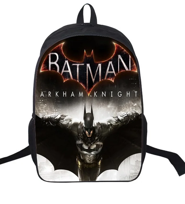 16-дюймовый Mochila сумки с Бэтменом для школы для мальчиков Бэтмен рюкзак крутые детские школьные сумки для подростков; детская одежда на каждый день рюкзак - Цвет: 003