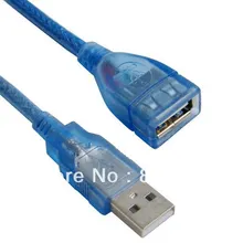 Номер отслеживания+ 5 шт./Партия+ высокоскоростной 2,0 Стандартный AM to AF USB 2,0 удлинитель, длина: 30 см