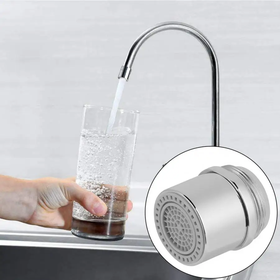 Dual-functional Copper Bubbler for Sink Faucet Water Tap Aerators Filter Foamer Saving Connector Kitchen Bathroom | Обустройство дома