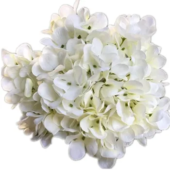 

10Pcs Artificial Hydrangea Flower heads Fake big Hydrangea Flower Head white/blue/pink/purple/green color for flower wall decor