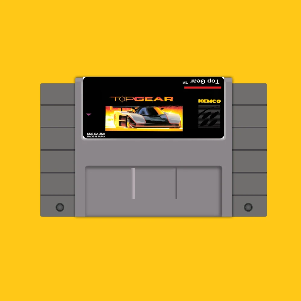 

Hot 46 Pin 16 Bit NTSC Game Cartridge - Top Gear